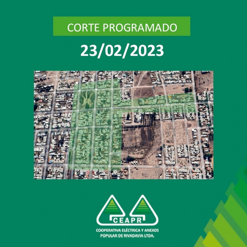 Corte Programado en Rivadavia 
