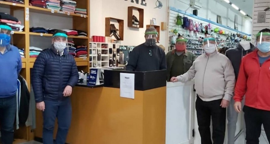 Se entregaron m&aacute;scaras de protecci&oacute;n a comercios del departamento 