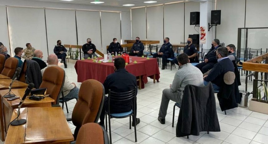 Ronco se reuni&oacute; con el HCD y fuerzas de seguridad p&uacute;blica 