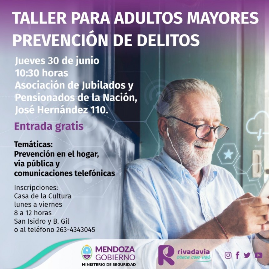 Taller de Prevenci&oacute;n de Delitos para Adultos Mayores 
