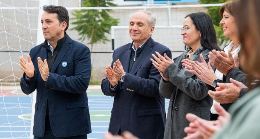 Nueva infraestructura deportiva en la Escuela Mart&iacute;n Fierro 