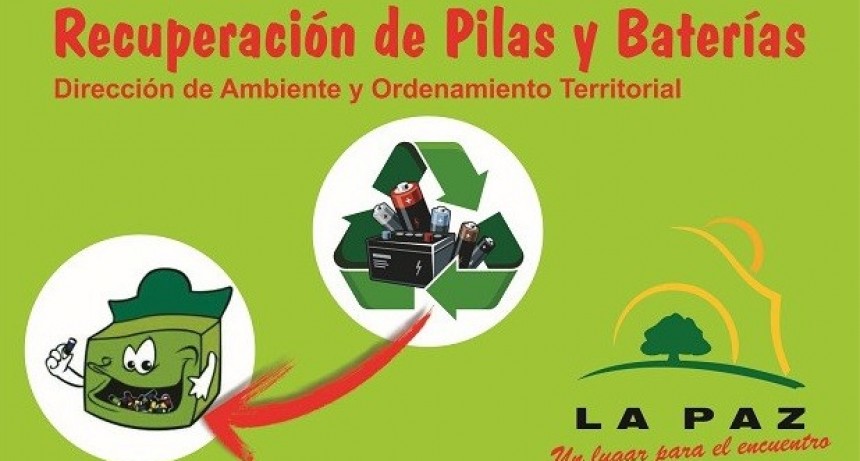 El municipio lanz&oacute; el programa de recuperaci&oacute;n de pilas y bater&iacute;as