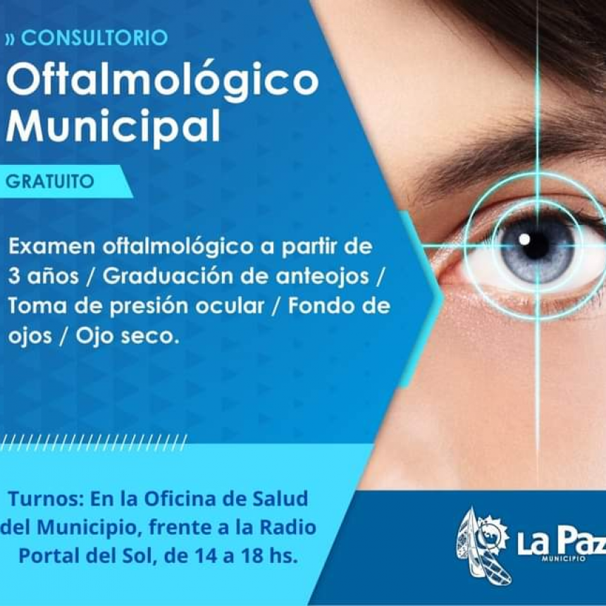 La Paz: Consultorio Oftalmol&oacute;gico Municipal 