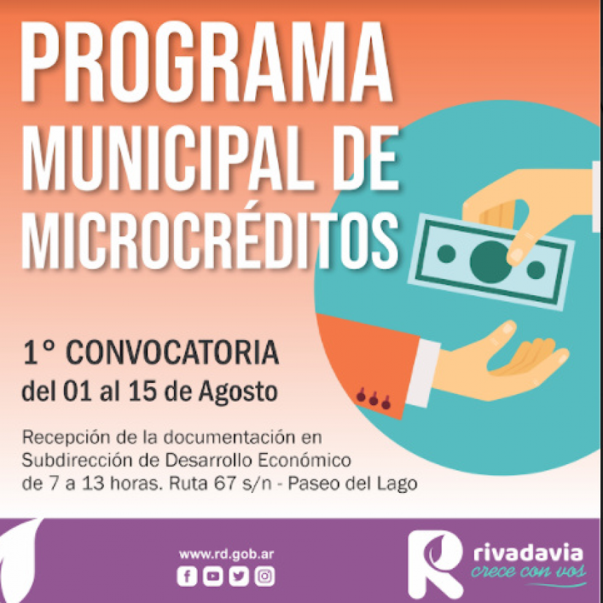 Primera convocatoria del Programa Municipal de Microcr&eacute;ditos 