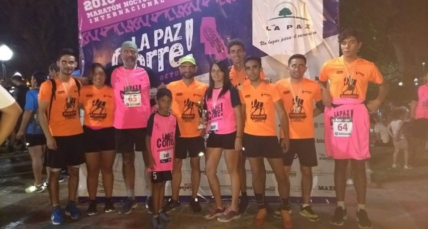 Santarrosinos en el podio de la Marat&oacute;n "La Paz Corre"