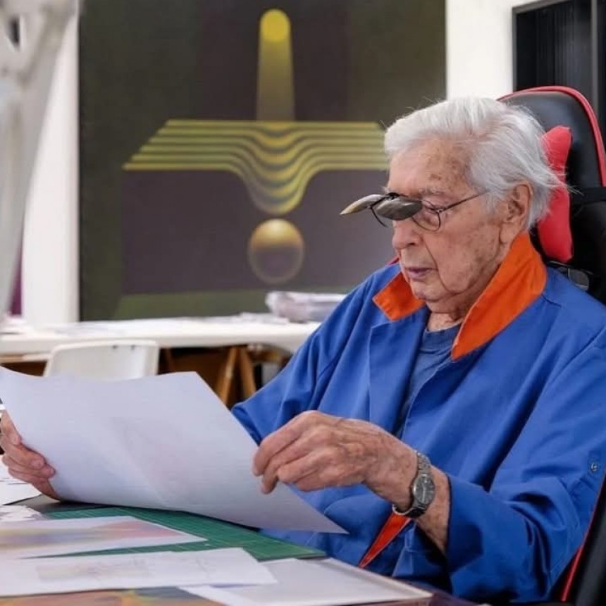 Julio Le Parc, un artista con coraz&oacute;n: Dona premio de 2 millones a "Ning&uacute;n Pibe con Hambre"